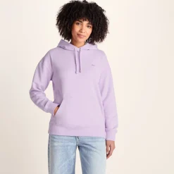 Meera Womens 100% Cotton Relaxed Fit Hoody - Lilac Blossom