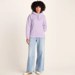 Meera Womens 100% Cotton Relaxed Fit Hoody - Lilac Blossom