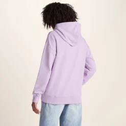 Meera Womens 100% Cotton Relaxed Fit Hoody - Lilac Blossom