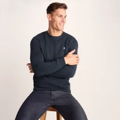 Mellor Mens Supersoft Cotton Rich Sweat - Dark Indigo