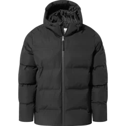Menka Mens Shower Resistant Insulated Jacket - Black