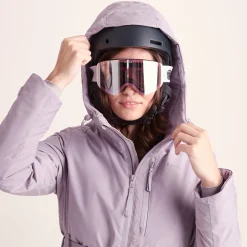 Meribel Womens Performance Waterproof Ski Jacket - Lavender Grey