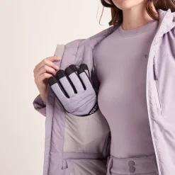 Meribel Womens Performance Waterproof Ski Jacket - Lavender Grey