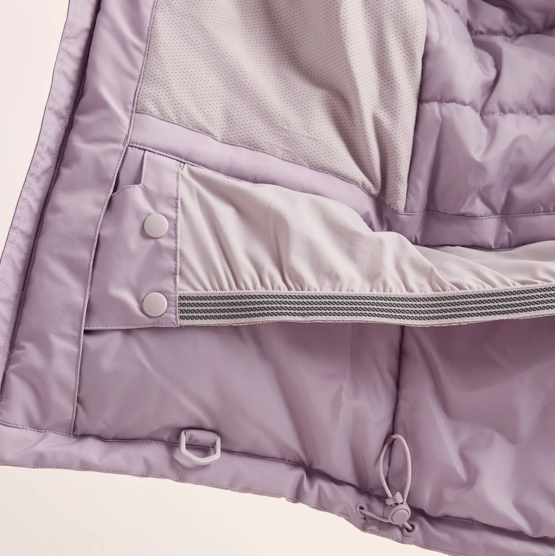Meribel Womens Performance Waterproof Ski Jacket - Lavender Grey