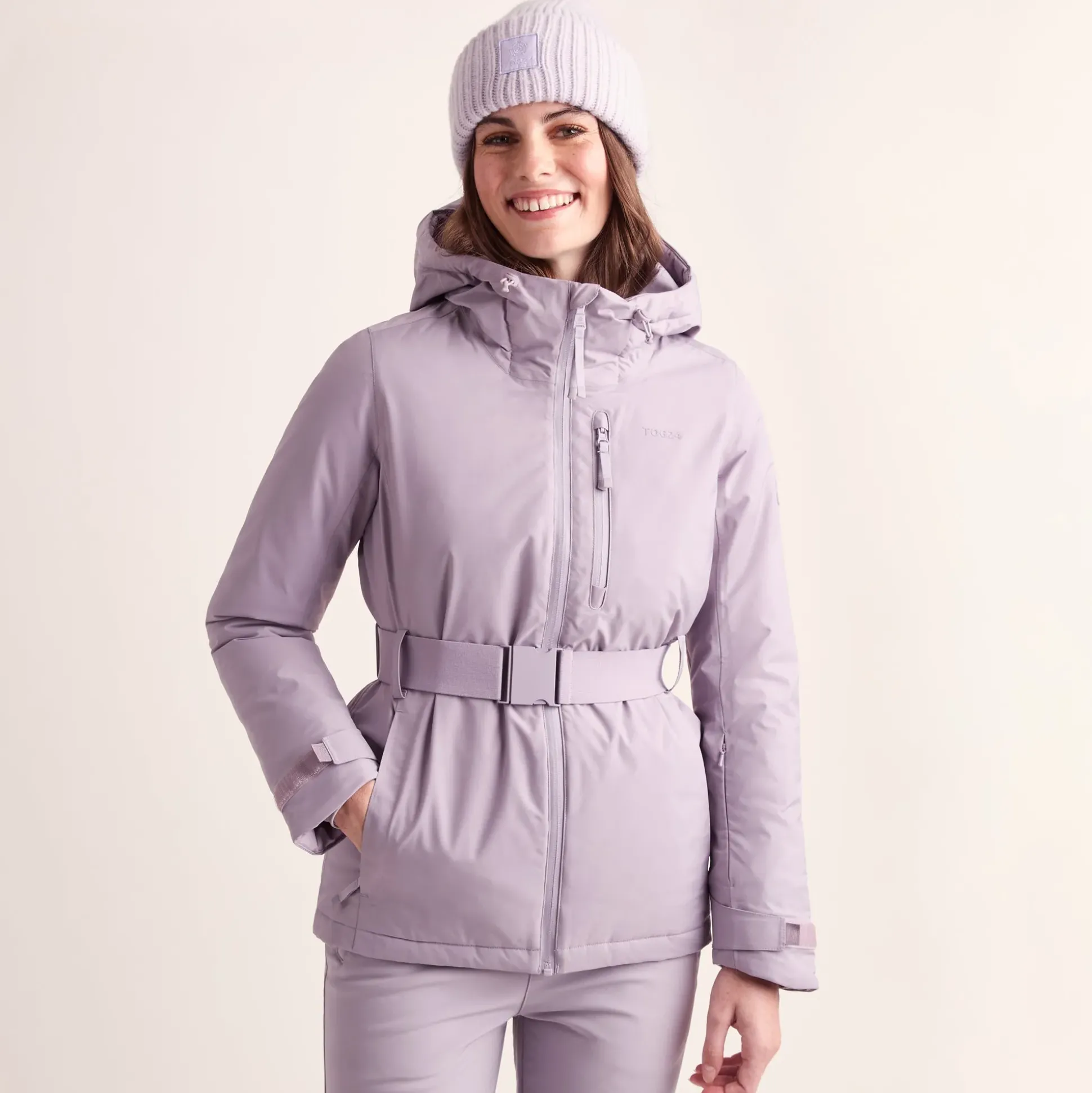 Meribel Womens Performance Waterproof Ski Jacket - Lavender Grey