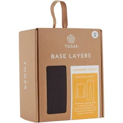 Meru Mens Cashmere Touch Base Layer Set - Black