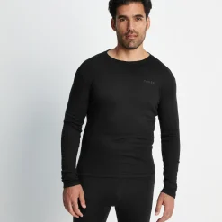 Meru Mens Cashmere Touch Base Layer Set - Black