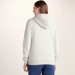 Mia Womens Supersoft Zip Hoody - Oatmeal Marl