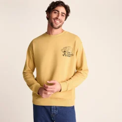 Miller Mens Relaxed Fit Supersoft Hattie Clark Sweat - Pale Amber