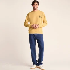 Miller Mens Relaxed Fit Supersoft Hattie Clark Sweat - Pale Amber