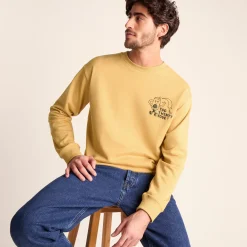 Miller Mens Relaxed Fit Supersoft Hattie Clark Sweat - Pale Amber