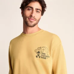 Miller Mens Relaxed Fit Supersoft Hattie Clark Sweat - Pale Amber