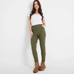 Milton Womens Water Resistant Slim Trouser Regular - Khaki