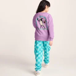 Montadale Kids Shaun the Sheep Crew Sweat - Lilac Haze