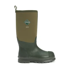 Muck Boots Chore Classic Hi Patterned Unisex Wellington - Moss