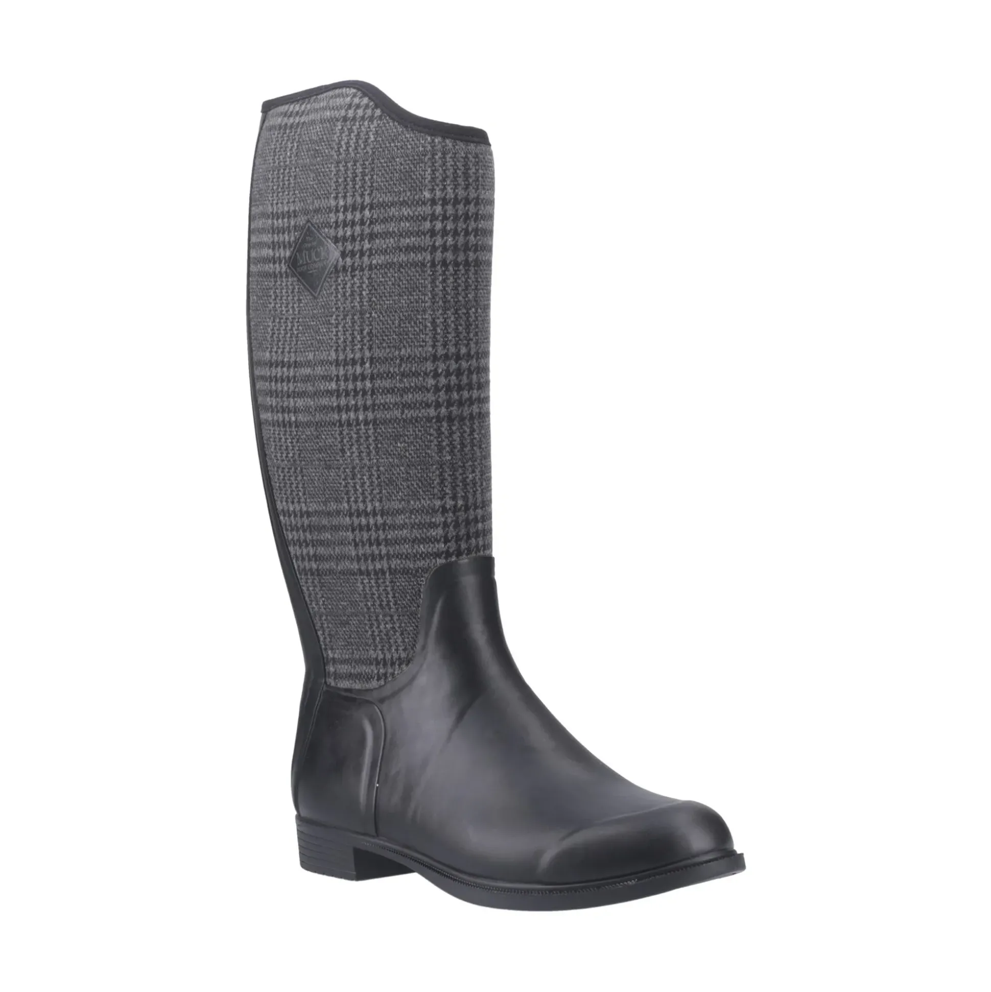 Muck Boots Derby Tall Womens - Black/Plaid