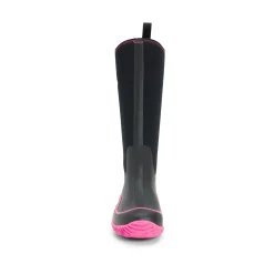 Muck Boots Hale Pull On Womens Wellington - Black/Pink