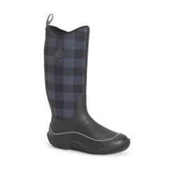 Muck Boots Hale Womens Wellington - Black/Grey Plaid