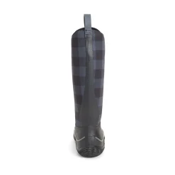 Muck Boots Hale Womens Wellington - Black/Grey Plaid