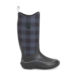 Muck Boots Hale Womens Wellington - Black/Grey Plaid