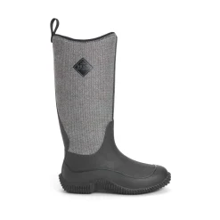 Muck Boots Hale Womens Wellington - Black/Fuzzy Herringbone