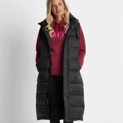 Newall Womens Long Padded Gilet - Black