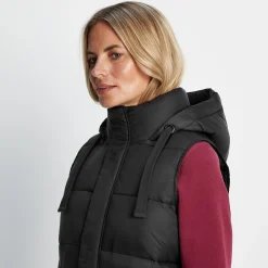 Newall Womens Long Padded Gilet - Black