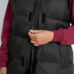 Newall Womens Long Padded Gilet - Black