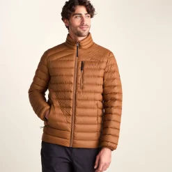 North Mens RDS Certified Down Jacket - Rust