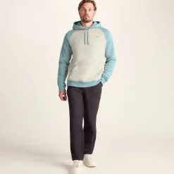 Noston Mens Supersoft Raglan Hoody - Summer Sky