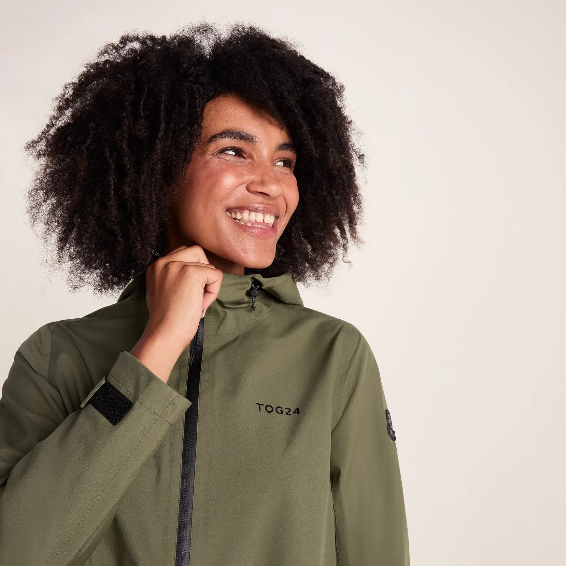 Nova Womens Performance Waterproof Jacket - Khaki