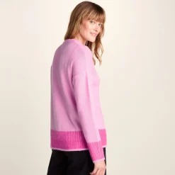 Odette Womens Soft Touch Knit Jumper - Sandy Pink