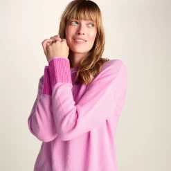 Odette Womens Soft Touch Knit Jumper - Sandy Pink