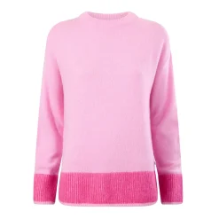 Odette Womens Soft Touch Knit Jumper - Sandy Pink