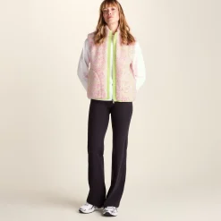 Olga Womens Thermal Sherpa Gilet - Vanilla Nep