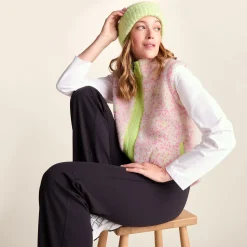 Olga Womens Thermal Sherpa Gilet - Vanilla Nep