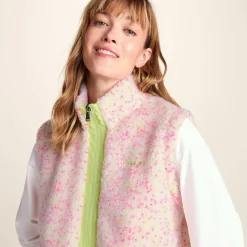 Olga Womens Thermal Sherpa Gilet - Vanilla Nep