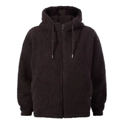 Olivia Womens Relaxed Fit Sherpa Fleece - Chocolate Brown