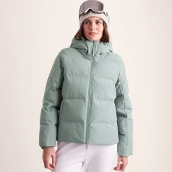 Orelle Womens Insulated Ski Jacket - Mist Grey