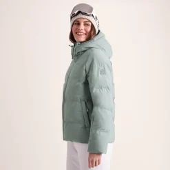 Orelle Womens Insulated Ski Jacket - Mist Grey