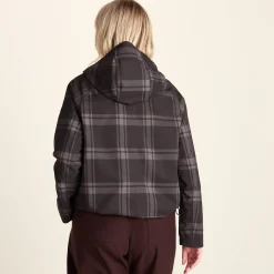 Ortega Womens Checked Waterproof Coat - Chocolate Brown