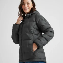 Palmer Womens Shower Resistant Insulated Jacket - Washed Black