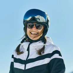 Panorama Womens Ski Jacket - Black/Optic White