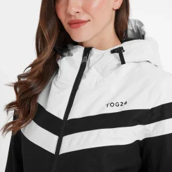 Panorama Womens Ski Jacket - Black/Optic White