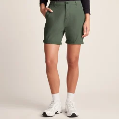 Path Womens Performance Shorts - Faded Khaki