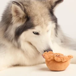 Pawk Pie Dog Plush Toy - Brown