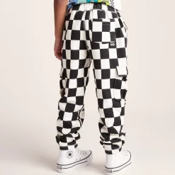 Polypay Kids Shaun the Sheep Sweat Pant - Black Woolly Checkerboard