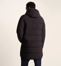 Preece Mens Long Shower Resistant Insulated Jacket - Black