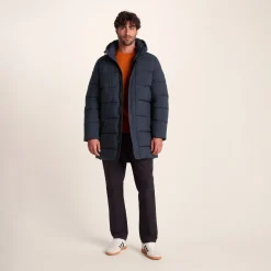 Preece Mens Long Shower Resistant Insulated Jacket - Dark Indigo