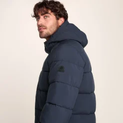 Preece Mens Long Shower Resistant Insulated Jacket - Dark Indigo